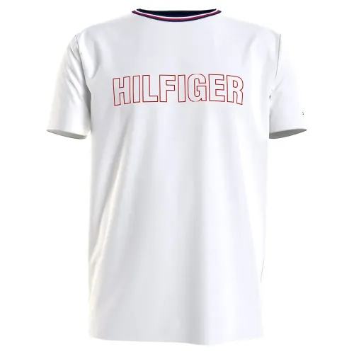 타미힐피거 Crew T-shirt 반팔 파자마 티셔츠 137946758