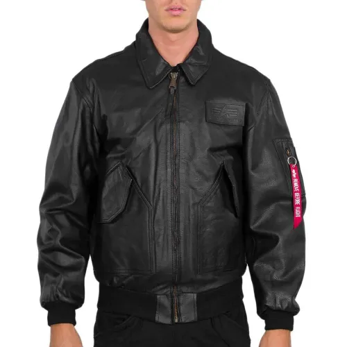 알파 인더스트리 CWU Leather 자켓 138019446