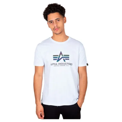 알파 인더스트리 Basic Rainbow Reflective 반팔 티셔츠 138019543