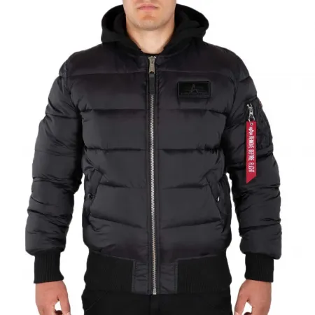 알파 인더스트리 MA-1 ZH Back Print Puffer FD 자켓 138020213