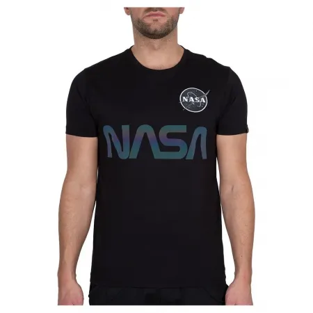 알파 인더스트리 NASA Rainbow Ref 반팔 티셔츠 138049534