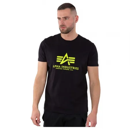 알파 인더스트리 Basic Neon Print 반팔 티셔츠 138049538