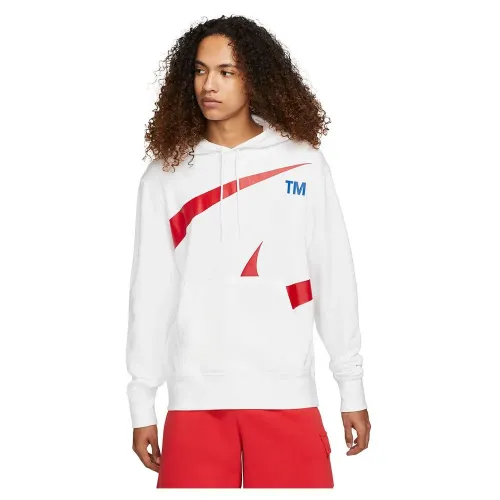 나이키 Sportswear Swoosh Semi Brushed Back 후드티 138126248