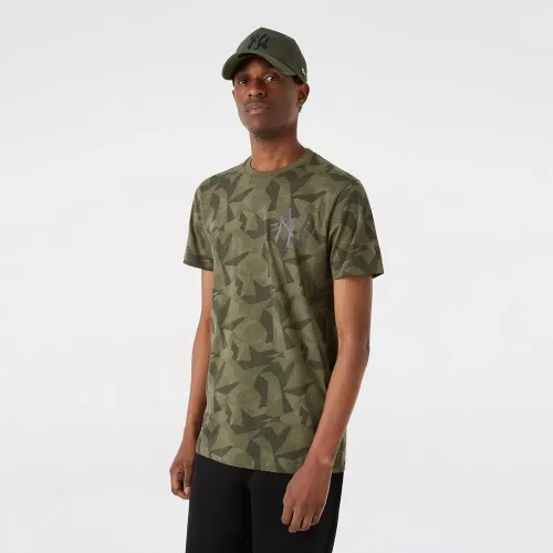 뉴에라 Geometric Camo 뉴욕 양키즈 반팔 티셔츠 138207440