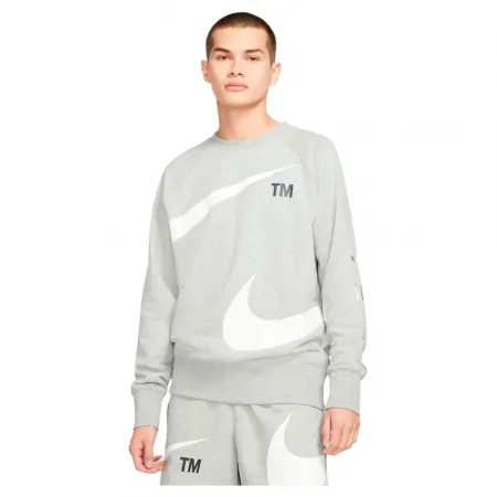 나이키 Sportswear Swoosh Semi-Brushed Back 플리스 긴팔 티셔츠 138254383