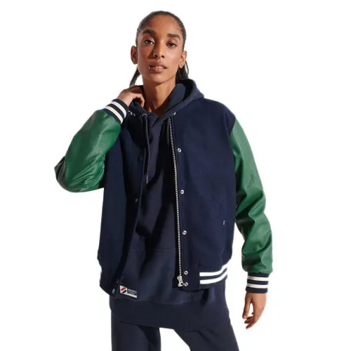 슈퍼드라이 Wool Varsity Baseball 자켓 138469910
