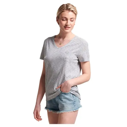 슈퍼드라이 Studios Pocket V Neck 티셔츠 138910539