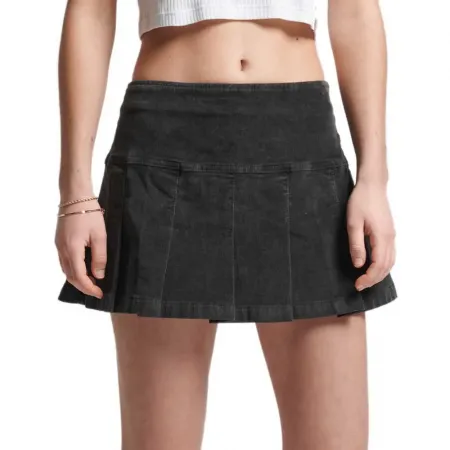 슈퍼드라이 빈티지 Cord Pleat Mini 스커트 138942570