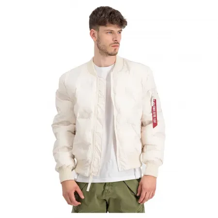 알파 인더스트리 MA-1 Emb 로고 Puffer 봄버 자켓 138947390