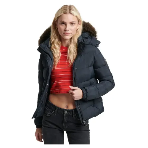 슈퍼드라이 빈티지 Hooded Mid Layer Short 자켓 139030073
