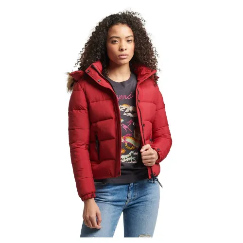 슈퍼드라이 빈티지 Hooded Mid Layer Short 자켓 139030074