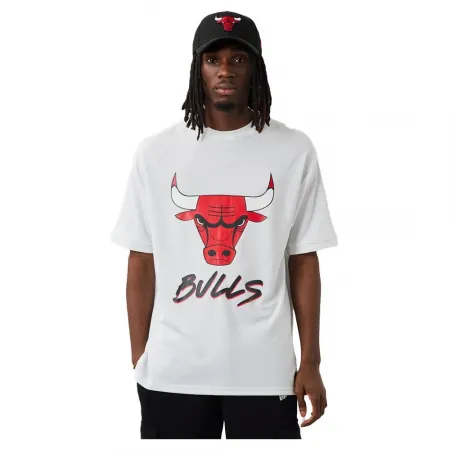 뉴에라 Chicago Bulls NBA Script Mesh 반팔 티셔츠 139039740