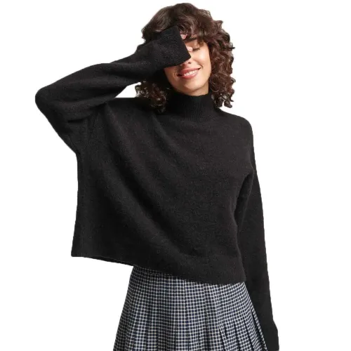 슈퍼드라이 빈티지 Essential Mock Neck 스웨터 139240281