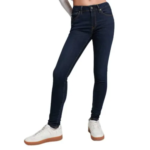 슈퍼드라이 빈티지 Mid Rise Skinny 청바지 139242722