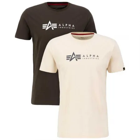 알파 인더스트리 Alpha Label 반팔 티셔츠 2 팩 139303764