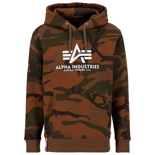 알파 인더스트리 Basic Camo 후드티 139303812