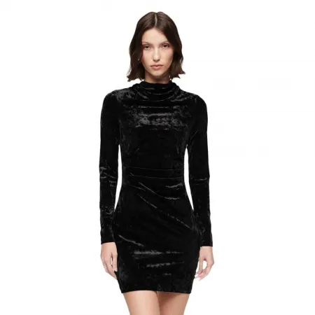 슈퍼드라이 Velvet Longsleeved Mini 드레스 139337095