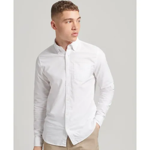 슈퍼드라이 Cotton Oxford 긴팔 셔츠 139530881