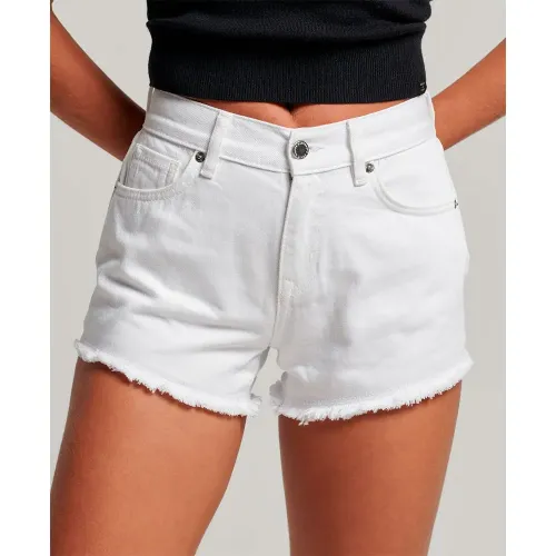 슈퍼드라이 Studios High Rise Denim 반바지 139530894
