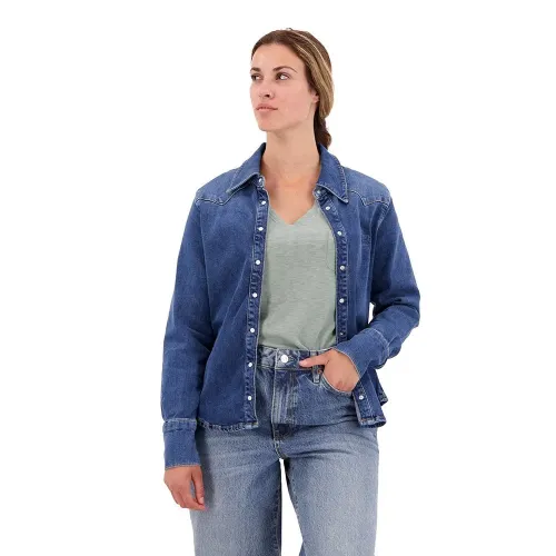 슈퍼드라이 빈티지 Denim Western 셔츠 139530972