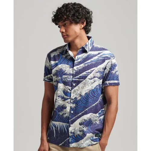 슈퍼드라이 빈티지 Hawaiian 반팔 셔츠 139530996