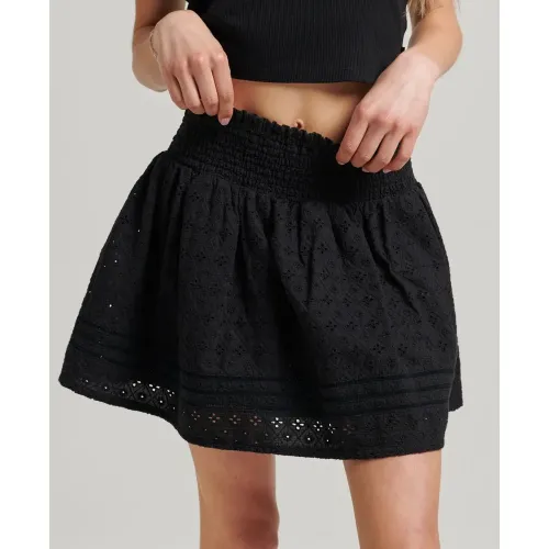 슈퍼드라이 빈티지 Lace Mini 스커트 139531020