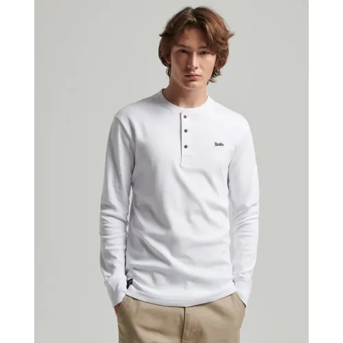 슈퍼드라이 Vle Mid Weight Henley 긴팔 티셔츠 139531302