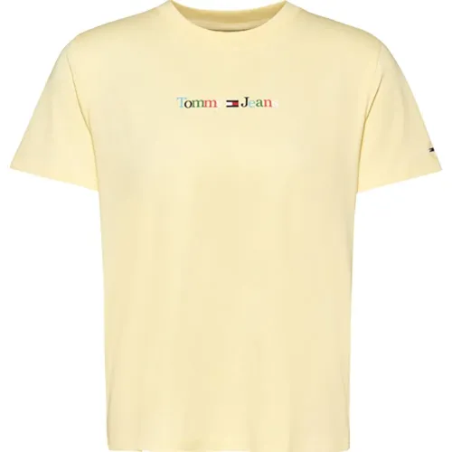타미힐피거 Reg Color Serif Linear 반팔 티셔츠 139612637