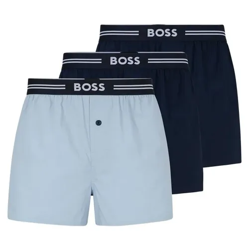 보스 Woven 10245450 복서 브리프 3 팩 139650157