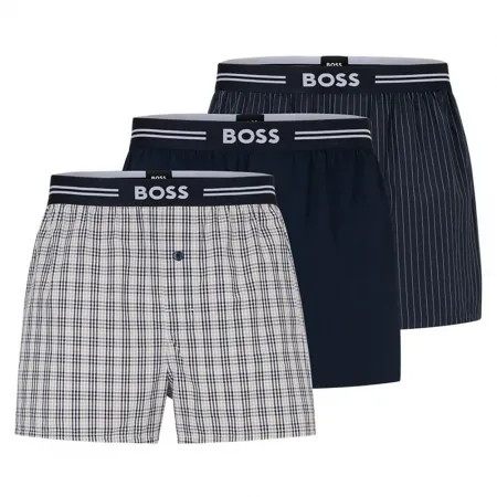 보스 Woven 10245450 복서 브리프 3 팩 139650158