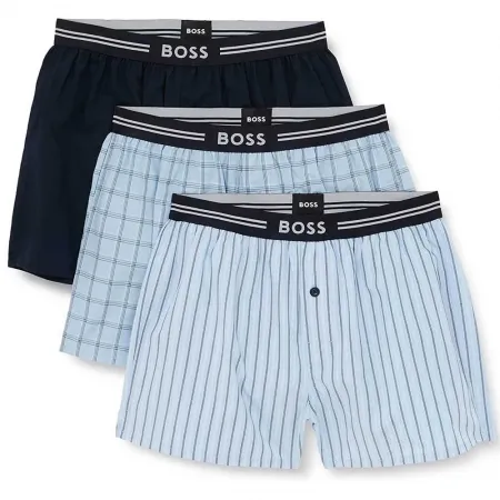 보스 Woven 10245450 복서 브리프 3 팩 139650159