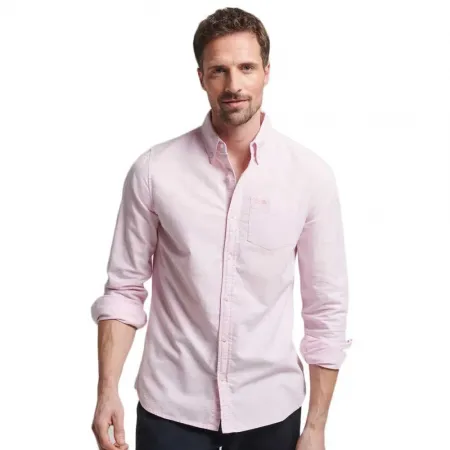 슈퍼드라이 Cotton Oxford 긴팔 셔츠 139780616
