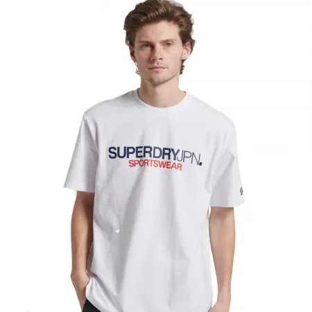 슈퍼드라이 Sportswear 로고 Loose 반팔 티셔츠 139919048