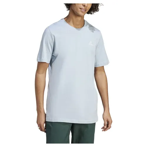 아디다스 Essentials Single Embroidered Small 로고 반팔 티셔츠 139926888