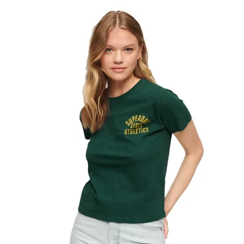 슈퍼드라이 Athletic Essential Slub 90´S 반팔 티셔츠 139930342