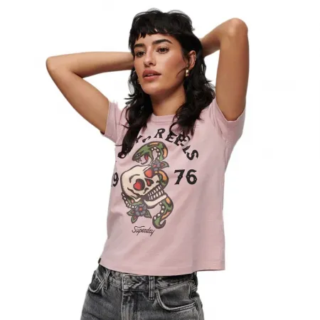 슈퍼드라이 Tatto 그래픽 90´S 반팔 티셔츠 139930370