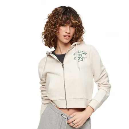 슈퍼드라이 Athletic Essential Crop 풀지퍼 스웨터 139955576