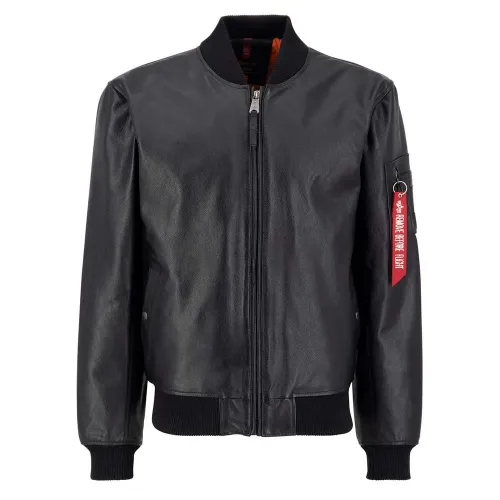 알파 인더스트리 MA-1 Leather Lf 자켓 140028067