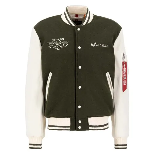 알파 인더스트리 Varsity Air Force 자켓 140028213