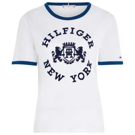 타미힐피거 Varsity Flock Regular Fit 반팔 티셔츠 140086914
