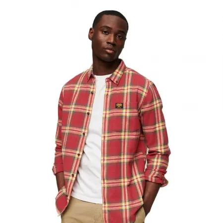 슈퍼드라이 Cotton Lumberjack 긴팔 셔츠 140130044