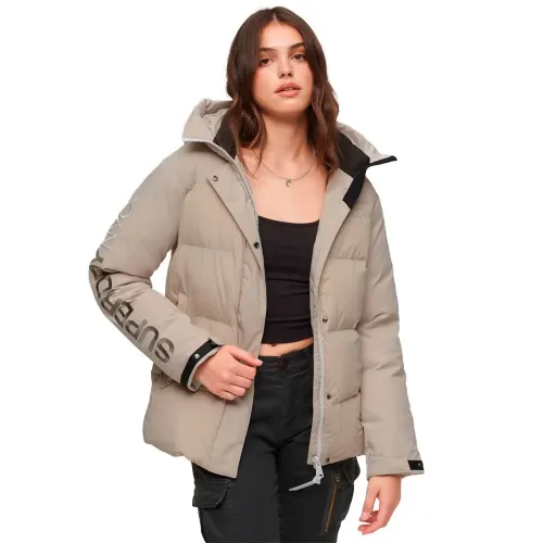 슈퍼드라이 City Padded Hooded Wind 파카 140140596