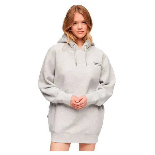 슈퍼드라이 Essential Hooded Sweat 긴팔 짧은 드레스 140140694