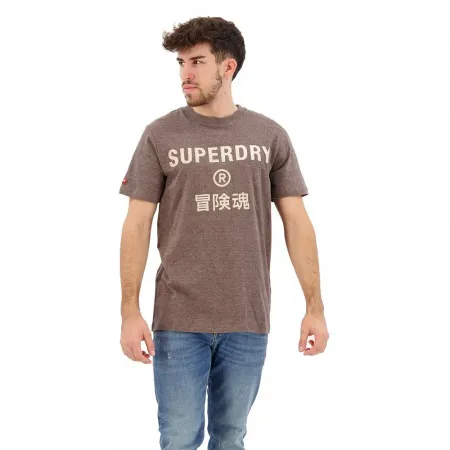 슈퍼드라이 Workwear 로고 빈티지 반팔 티셔츠 140141094