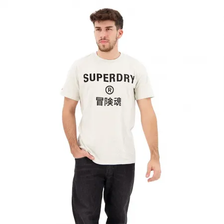 슈퍼드라이 Workwear 로고 빈티지 반팔 티셔츠 140141095
