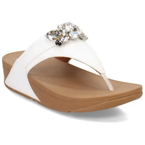 핏플랍 Lulu Jewel-Deluxe Leather Toe-Post 슬리퍼 140168974