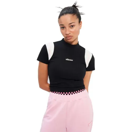 ELLESSE Mart Crop 반팔 하이넥 티셔츠 140190219