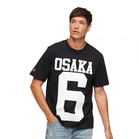 슈퍼드라이 Osaka 로고 Loose 반팔 티셔츠 140256871