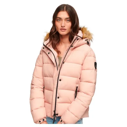 슈퍼드라이 Faux Fur 패딩 자켓 140344696
