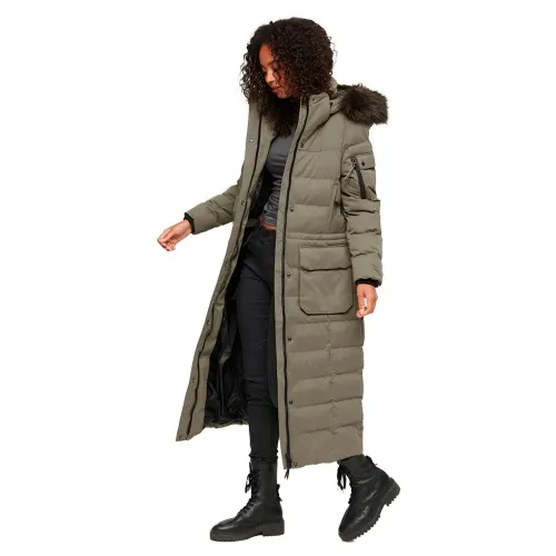 슈퍼드라이 MF Faux Fur Hooded 자켓 140439865